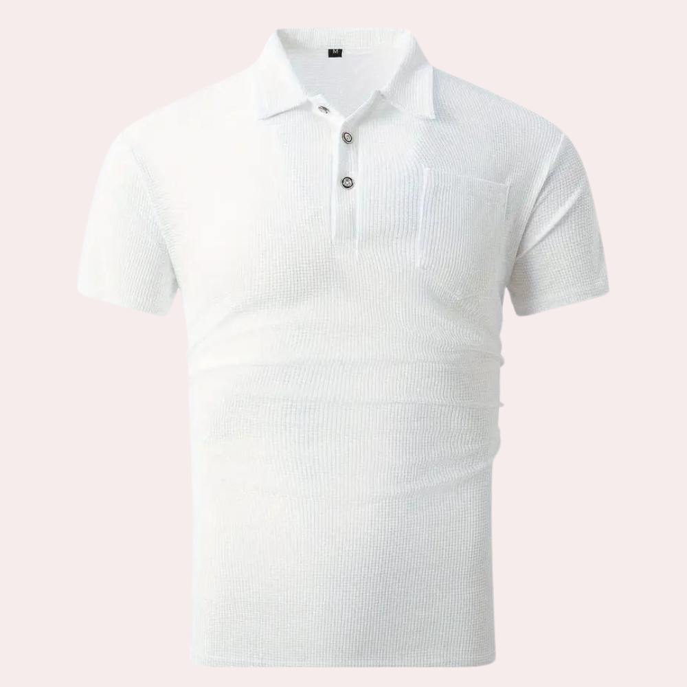 Polo-T-Shirt – Kurzarm – Mit Kragen – Knopfleiste – Sommerhemd für Männer-Chaps Herrenmode