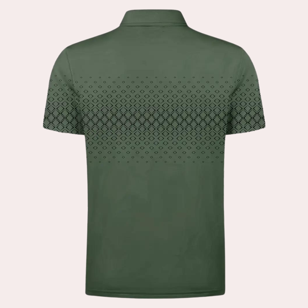 Polo-T-Shirt – Viertelreißverschluss – Reverskragen – Poloshirts – Herrenbekleidung-Chaps Herrenmode