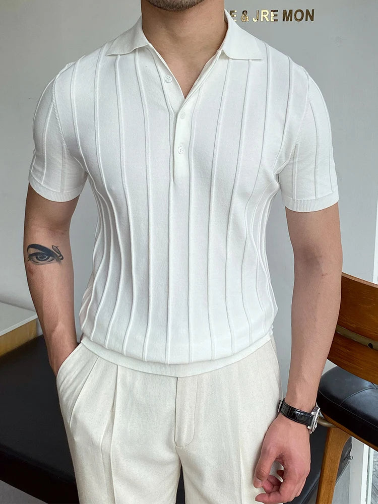 Polohemd – Freizeit – Kurzarm – Polo-T-Shirt – T-Shirts für Herren-Dylan-M-Chaps Herrenmode