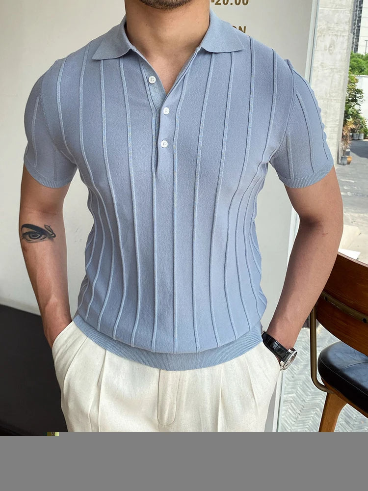 Polohemd – Freizeit – Kurzarm – Polo-T-Shirt – T-Shirts für Herren-Jeffrey-M-Chaps Herrenmode