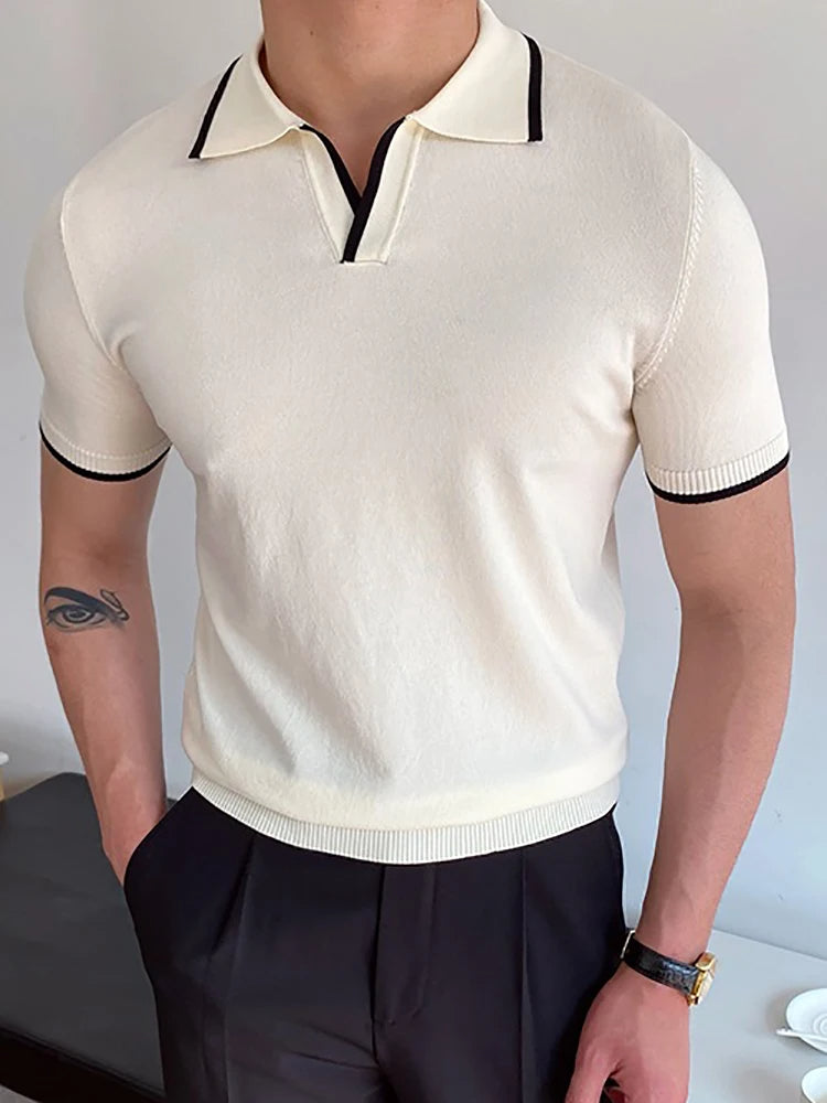 Polohemd – Freizeit – Kurzarm – Polo-T-Shirt – T-Shirts für Herren-Maurice-M-Chaps Herrenmode