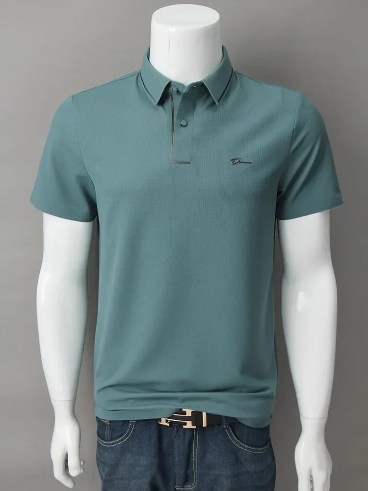 Polohemd | Kurzarm | Mit Knöpfen | Polo-T-Shirt | Herrenhemden-Chaps Herrenmode