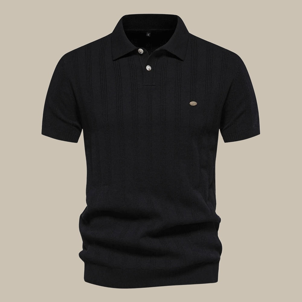 Polohemd – Kurzärmeliges Polo-T-Shirt mit Kragen für Männer-Chaps Herrenmode