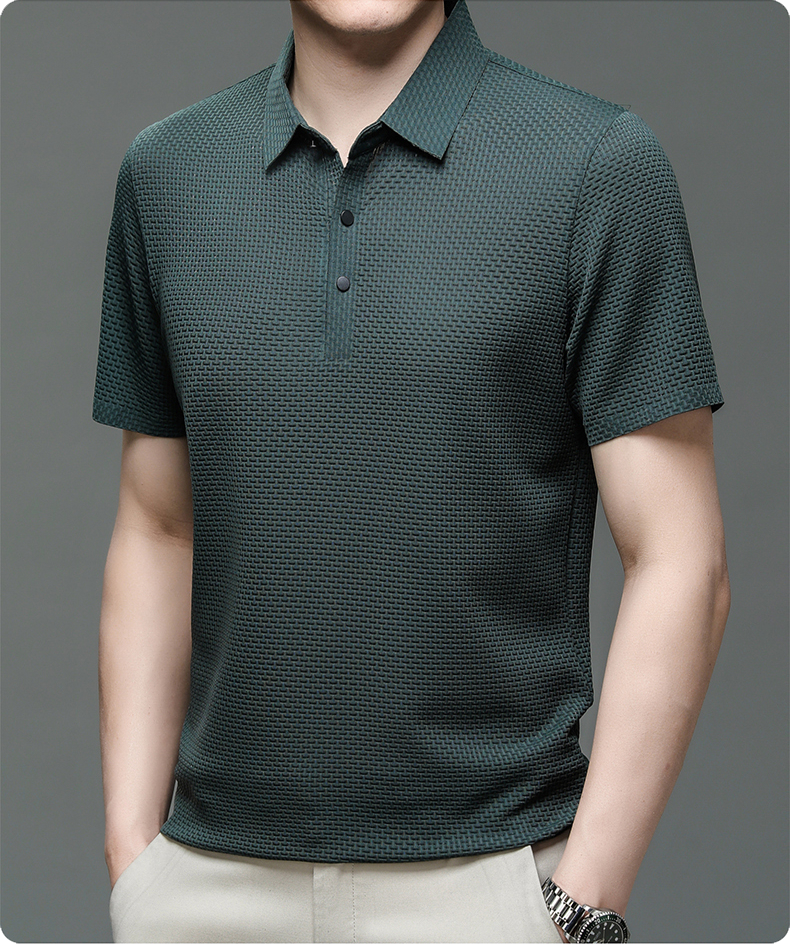 Polohemd | Vierteltrikot | Leichtgewicht | Polo-T-Shirt | Herrenhemden-Chaps Herrenmode