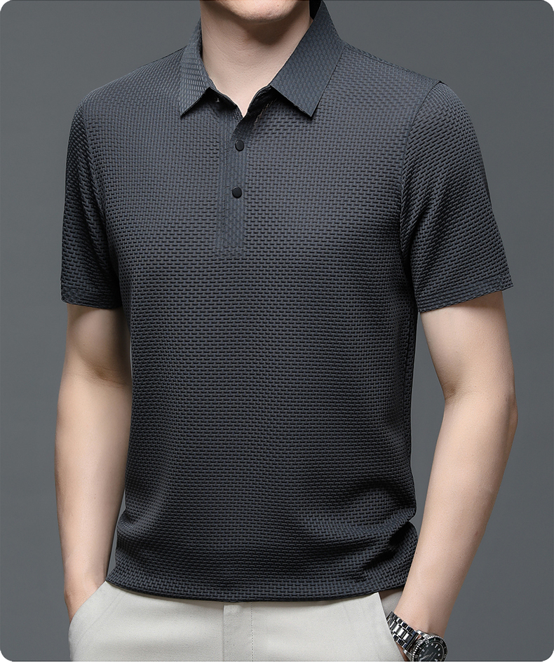 Polohemd | Vierteltrikot | Leichtgewicht | Polo-T-Shirt | Herrenhemden-Chaps Herrenmode