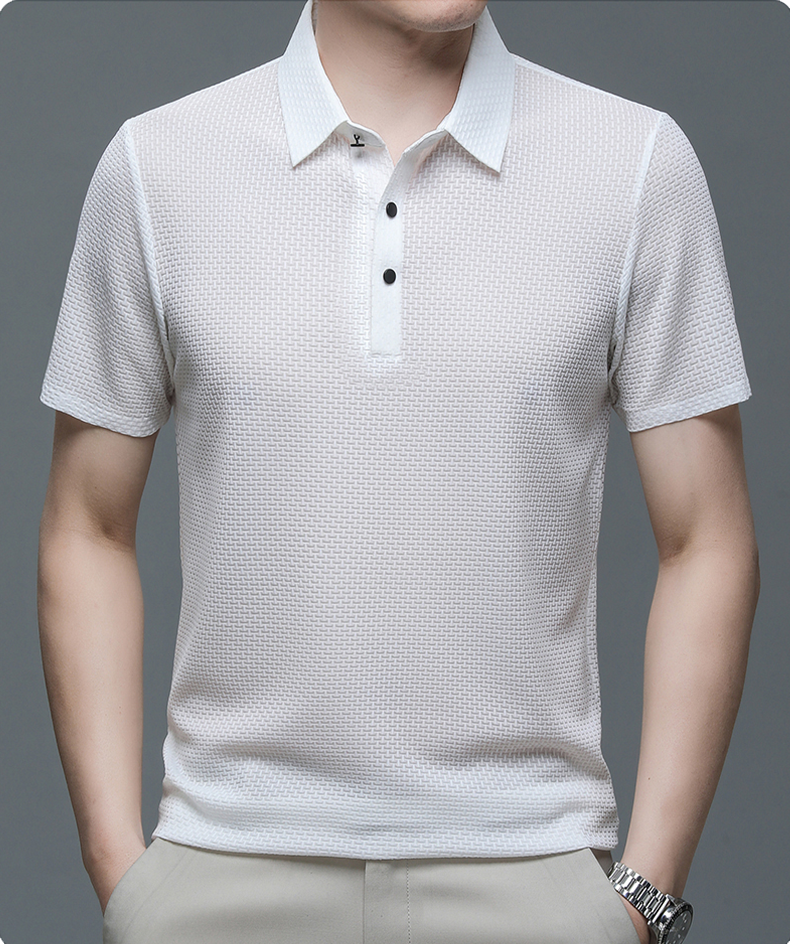 Polohemd | Vierteltrikot | Leichtgewicht | Polo-T-Shirt | Herrenhemden-Chaps Herrenmode