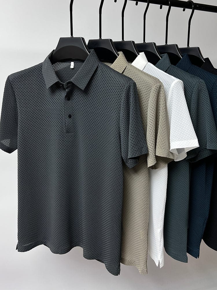 Polohemd | Vierteltrikot | Leichtgewicht | Polo-T-Shirt | Herrenhemden-Chaps Herrenmode