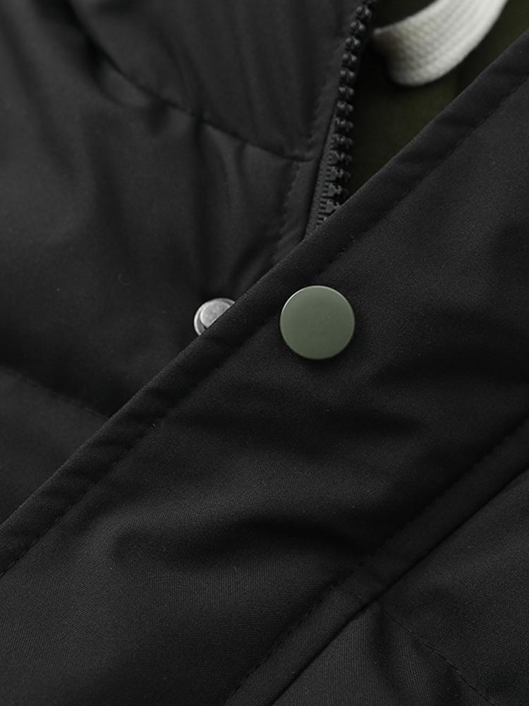 Pufferjacke | Kapuze | dick | wattierte Jacke | Wintermäntel Männer-Chaps Herrenmode