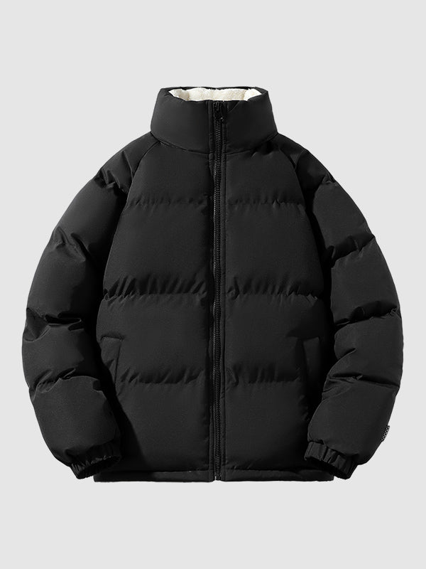 Pufferjacke | Warm | Mit Fleece gefüttert | Winterjacke | Herren-Steppjacke-Chaps Herrenmode