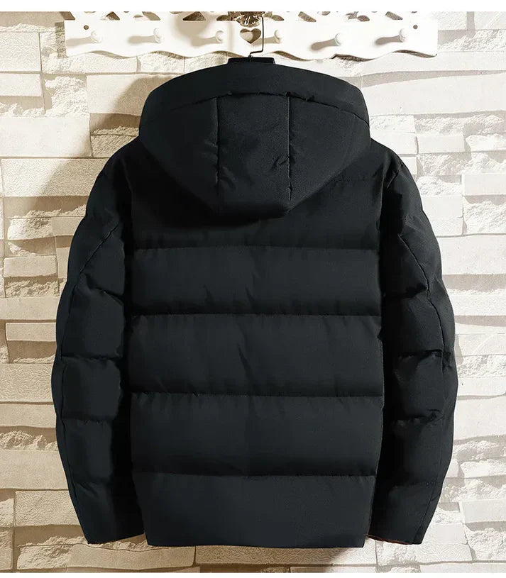 Pufferjacke – winddicht – mit Kapuze – Winterjacke – gepolsterte Jacke für Männer-Chaps Herrenmode