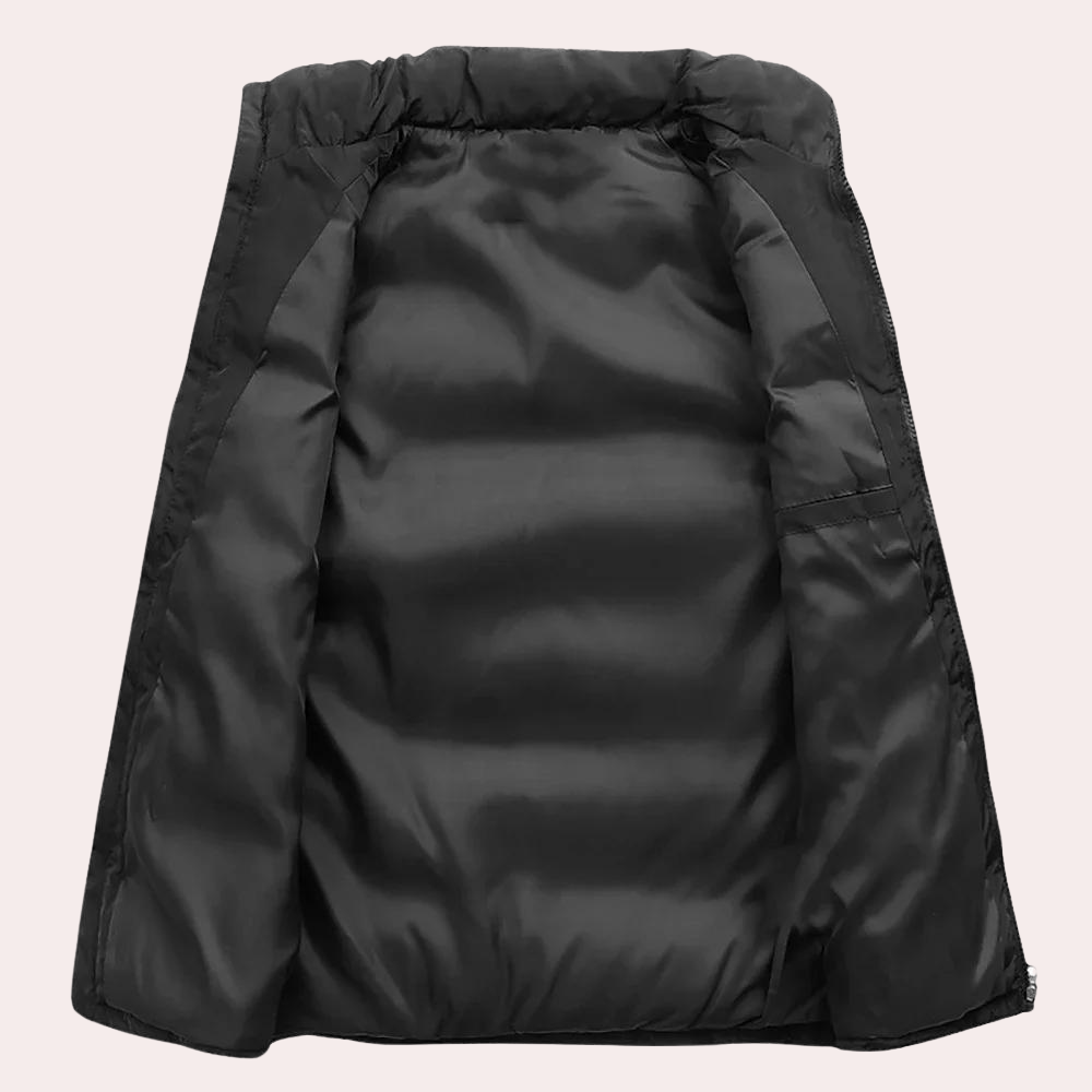 Pufferweste - ärmellos - Zip-Up - Körperwärmer - Herrenweste-Chaps Herrenmode