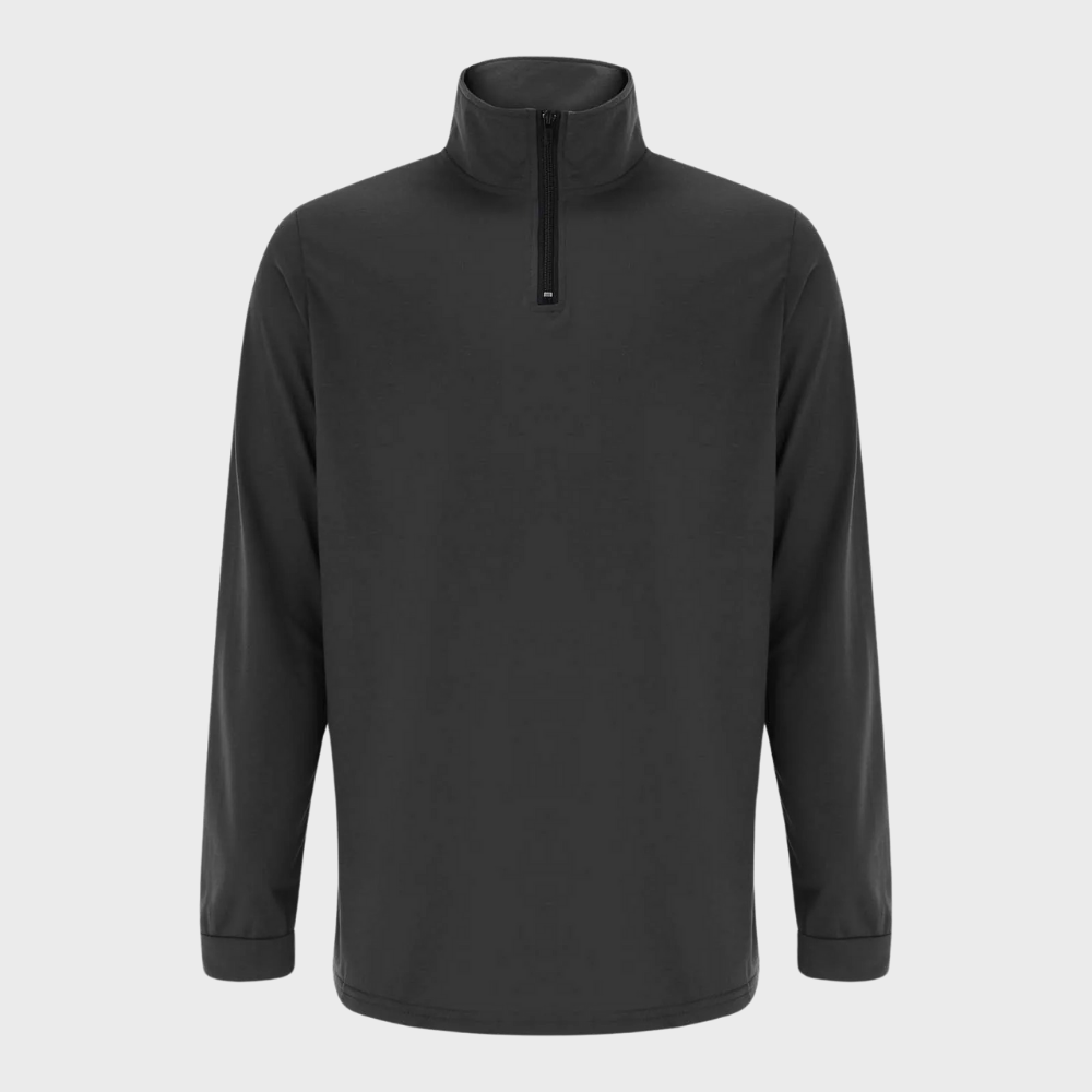 Pullover mit halbem Reißverschluss | Langarmshirt | Pullover | Sweatshirt | Herrenbekleidung-Chaps Herrenmode