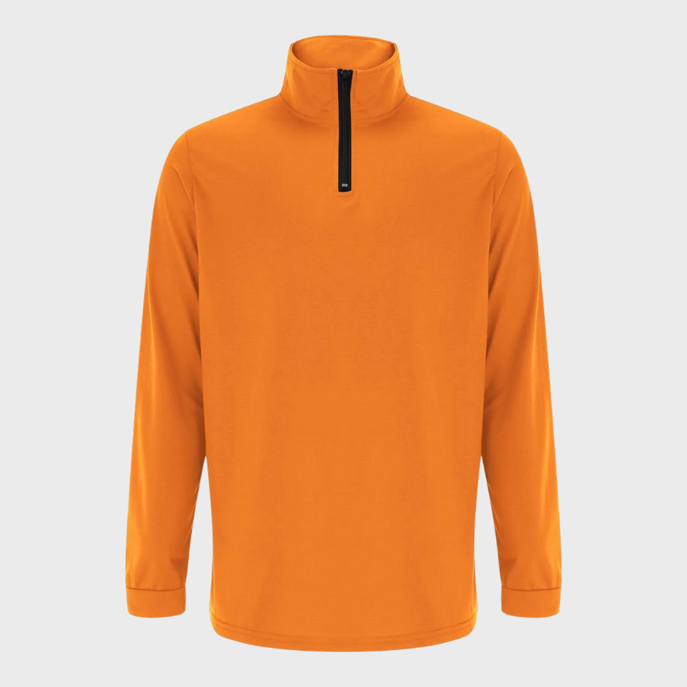 Pullover mit halbem Reißverschluss | Langarmshirt | Pullover | Sweatshirt | Herrenbekleidung-Chaps Herrenmode