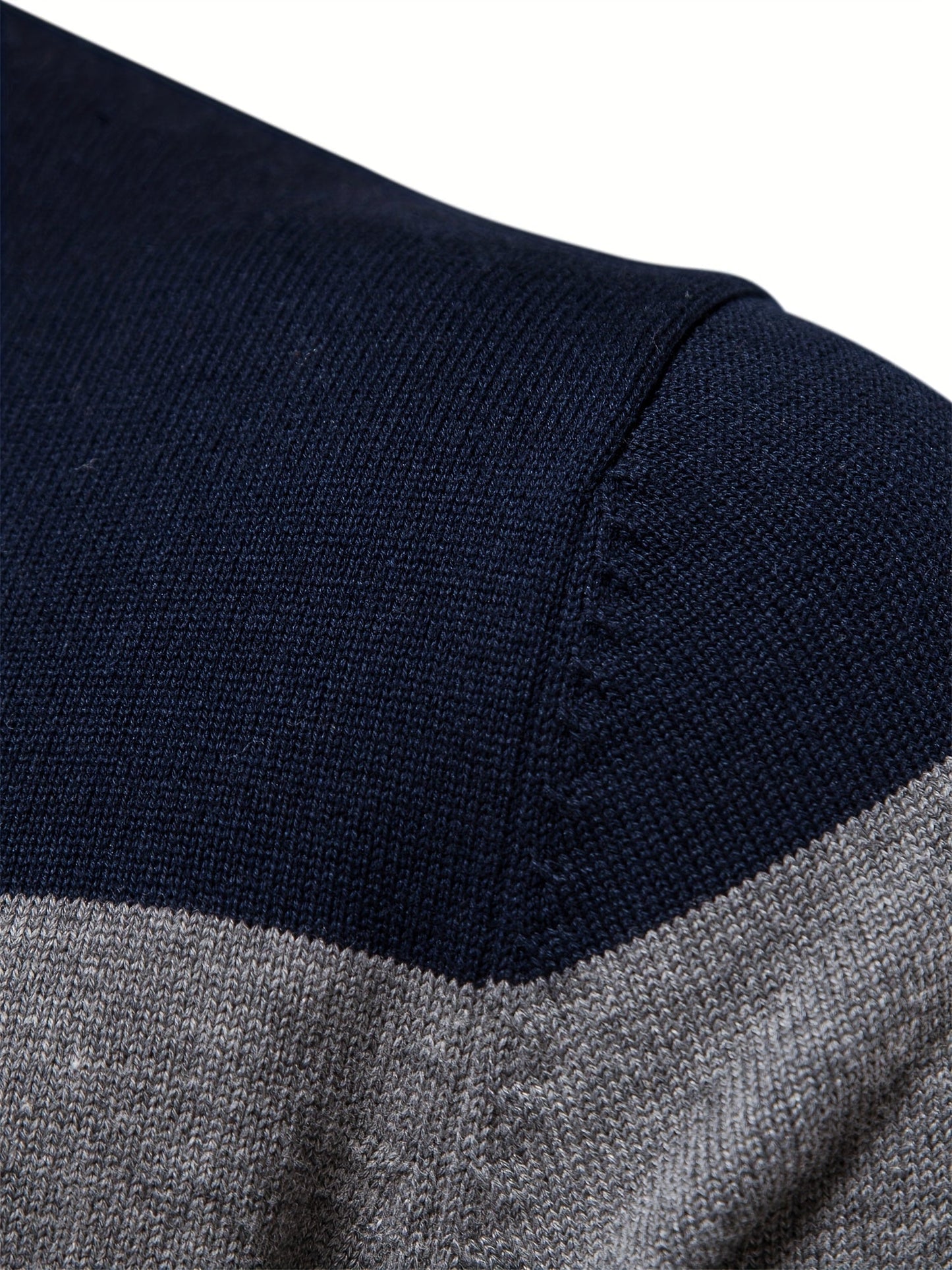 Quarter Zip Pullover - Pullover mit halbem Reißverschluss für Männer - Strickpullover-Chaps Herrenmode