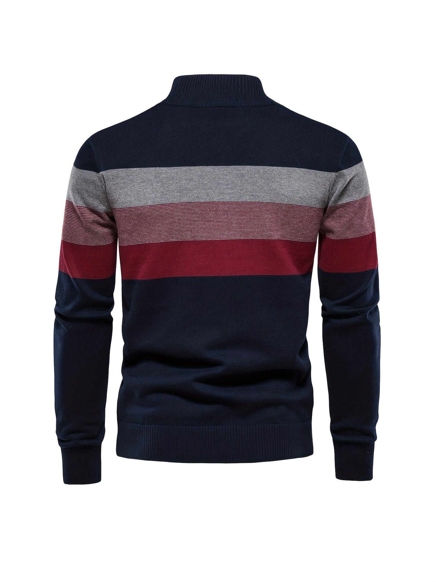Quarter Zip Pullover - Pullover mit halbem Reißverschluss für Männer - Strickpullover-Chaps Herrenmode