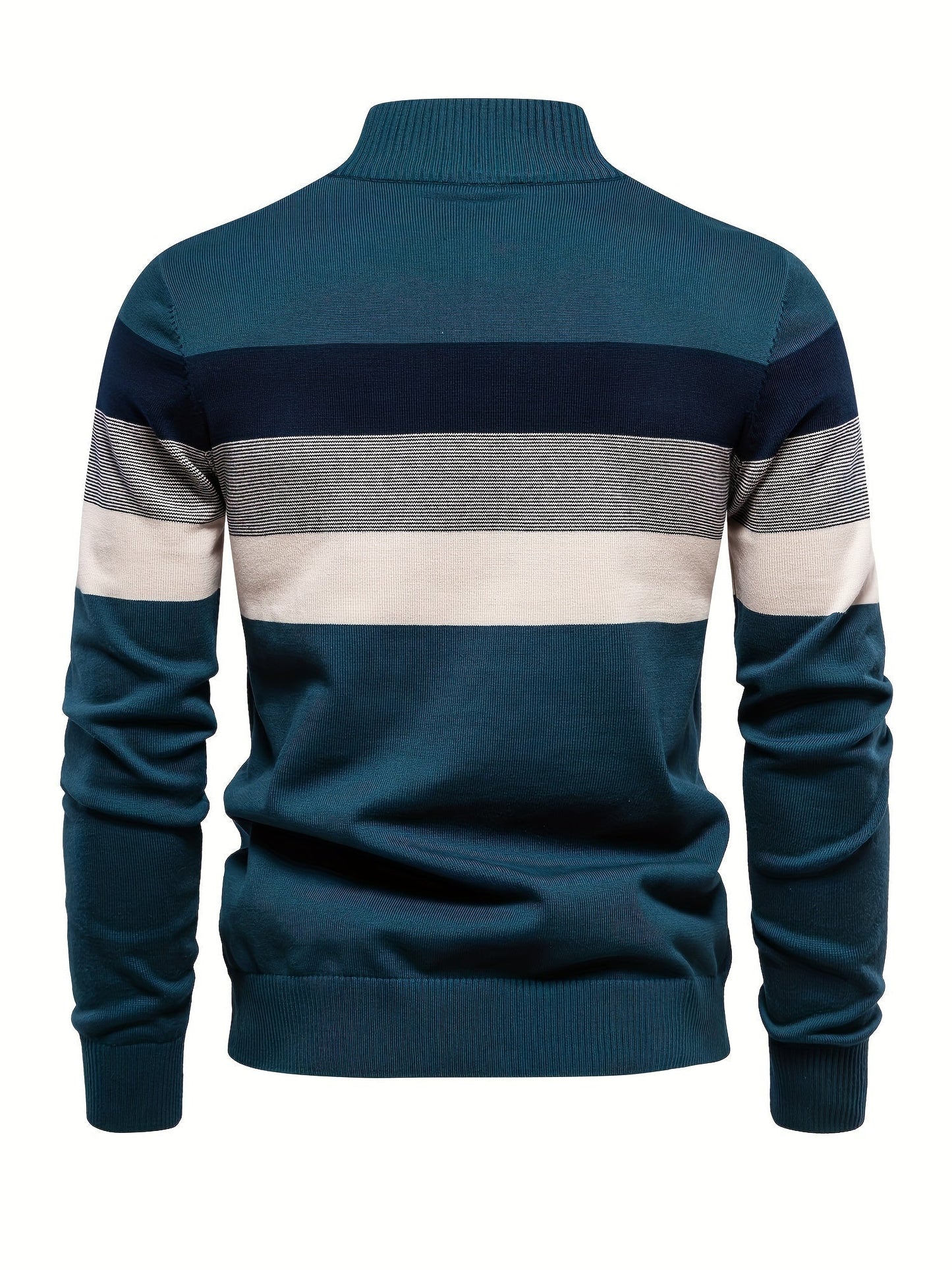 Quarter Zip Pullover - Pullover mit halbem Reißverschluss für Männer - Strickpullover-Chaps Herrenmode