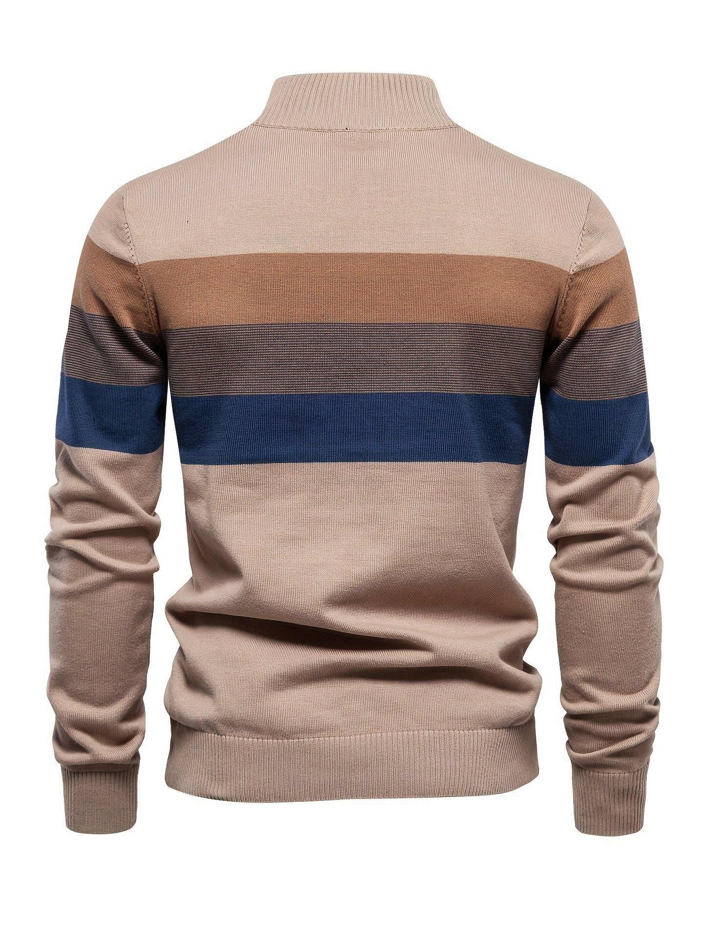 Quarter Zip Pullover - Pullover mit halbem Reißverschluss für Männer - Strickpullover-Chaps Herrenmode