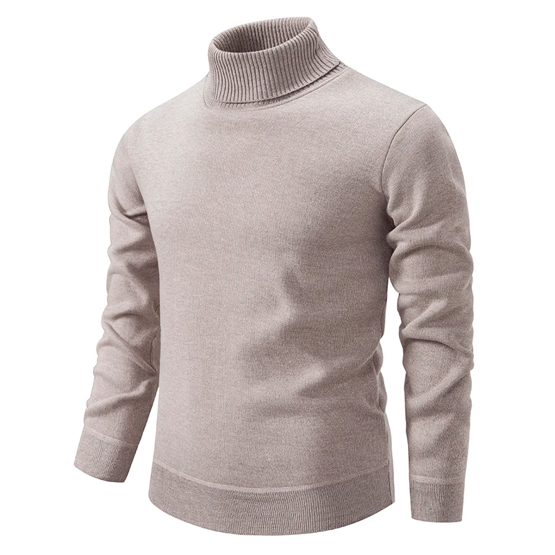 Rollkragenpullover | Strickpullover | Rollkragenpullover | Herren-Strickwaren-Beige-S-Chaps Herrenmode