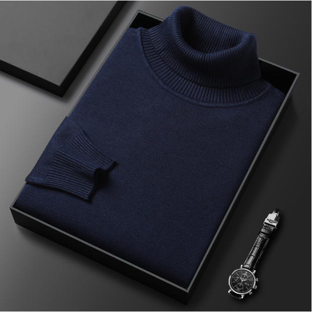 Rollkragenpullover – hochgeschlossen – modisch – Strickpullover – Herrenstrickwaren-Chaps Herrenmode