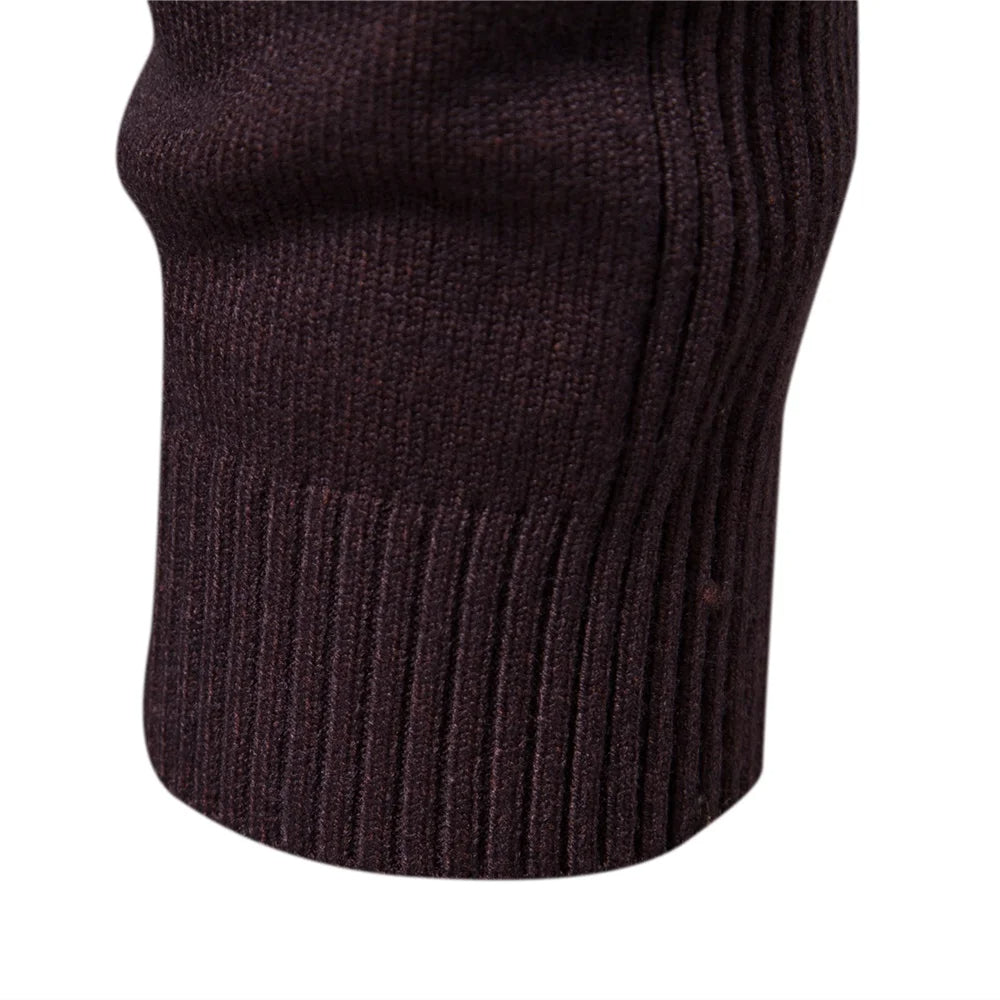 Rollkragenpullover – schmal geschnittener Herren-Strickpullover mit hohem Kragen-Chaps Herrenmode