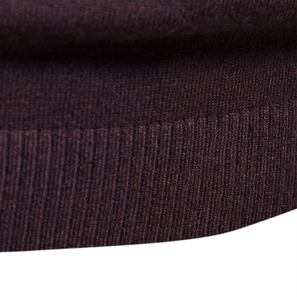 Rollkragenpullover – schmal geschnittener Herren-Strickpullover mit hohem Kragen-Chaps Herrenmode
