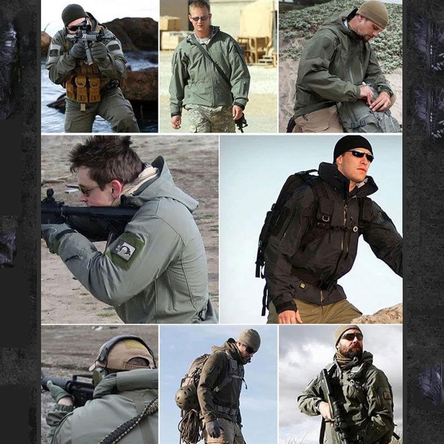 Set aus Jacke und Hose – taktische Outdoor-Jacke und Cargohose für Herren-Chaps Herrenmode