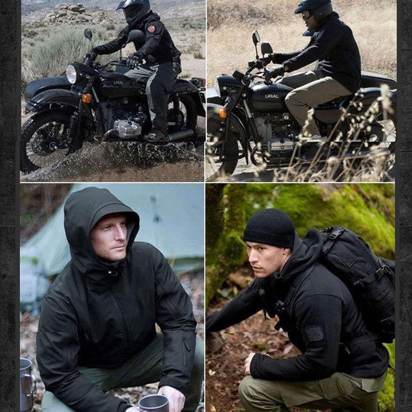 Set aus Jacke und Hose – taktische Outdoor-Jacke und Cargohose für Herren-Chaps Herrenmode