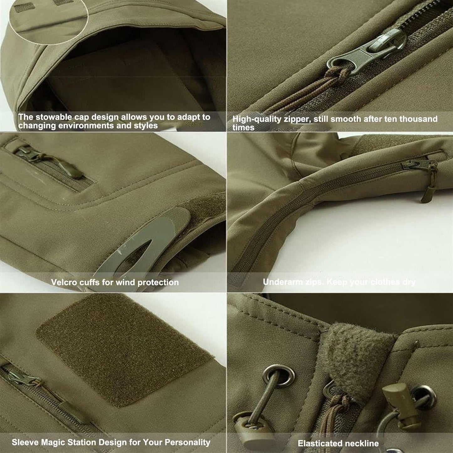 Set aus Jacke und Hose – taktische Outdoor-Jacke und Cargohose für Herren-Chaps Herrenmode