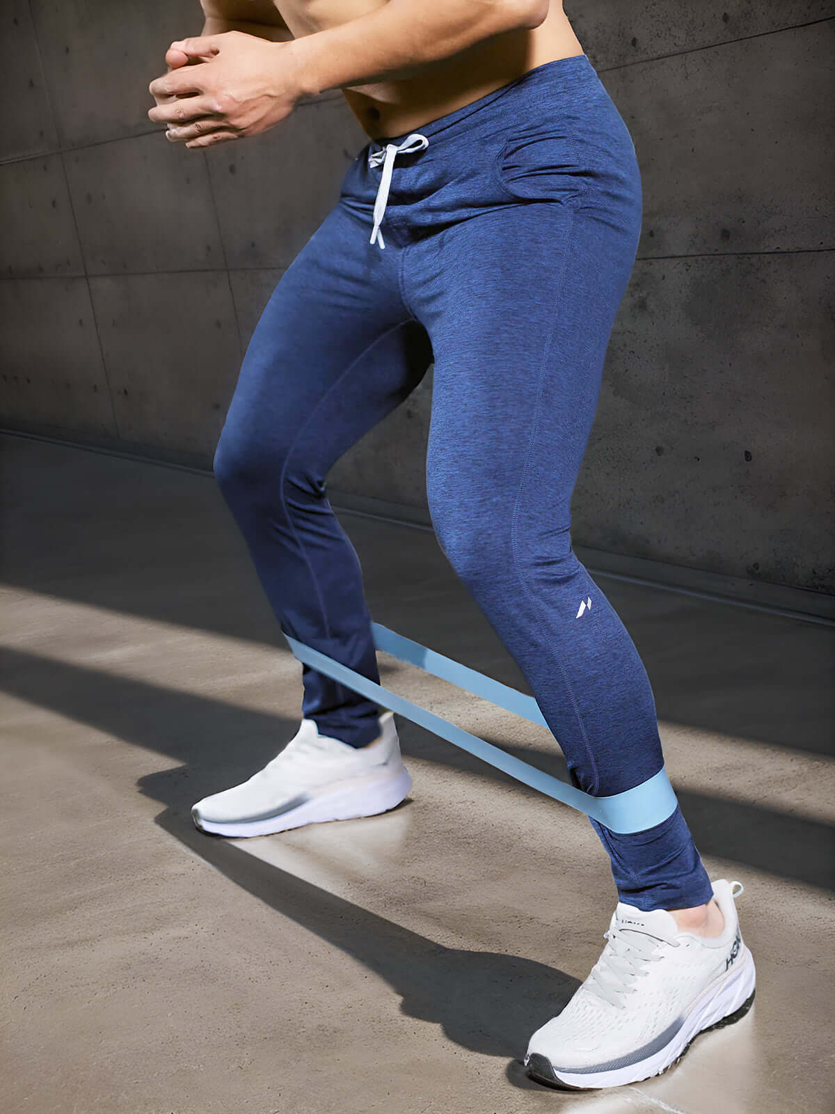 Slim Fit Jogger - Skinny - Sweatpants - Stretchhosen - Herren Activewear-Indigo Heidekraut-S-Chaps Herrenmode