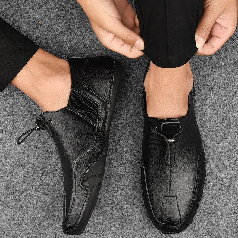 Slipper – Leichte, orthopädische Alltagsschuhe für Herren-Schwarz-38-Chaps Herrenmode