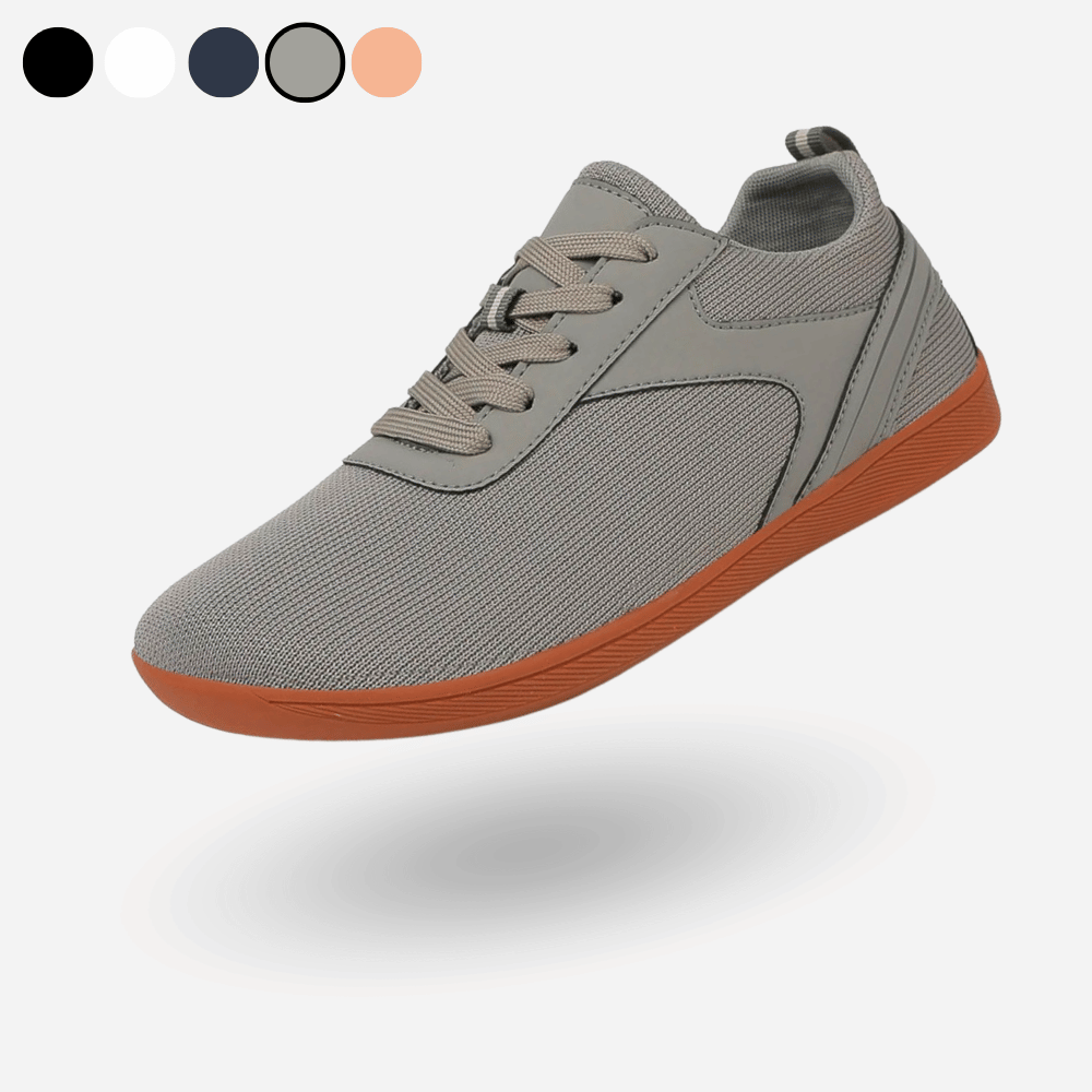 Sneaker – Bequeme, atmungsaktive Schnürschuhe für Herren zum Spazierengehen-Grau-36-Chaps Herrenmode