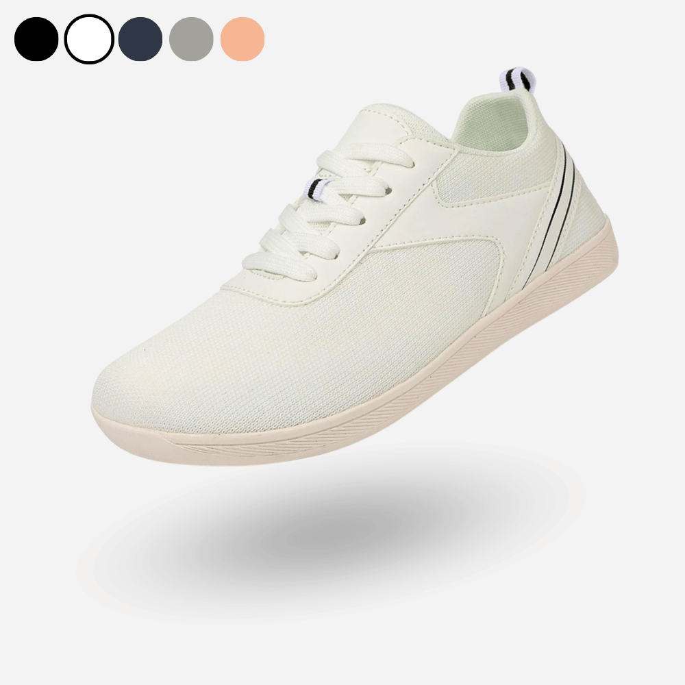 Sneaker – Bequeme, atmungsaktive Schnürschuhe für Herren zum Spazierengehen-Weiß-36-Chaps Herrenmode