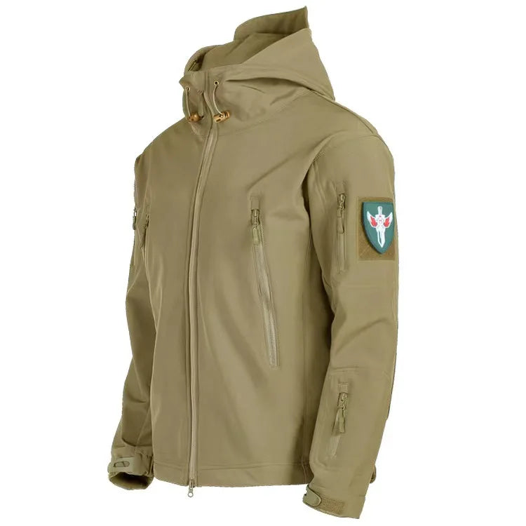 Softshelljacke | Outdoor | Windjacke | Outdoorjacke | Herrenjacke-Olivgrün-S-Chaps Herrenmode