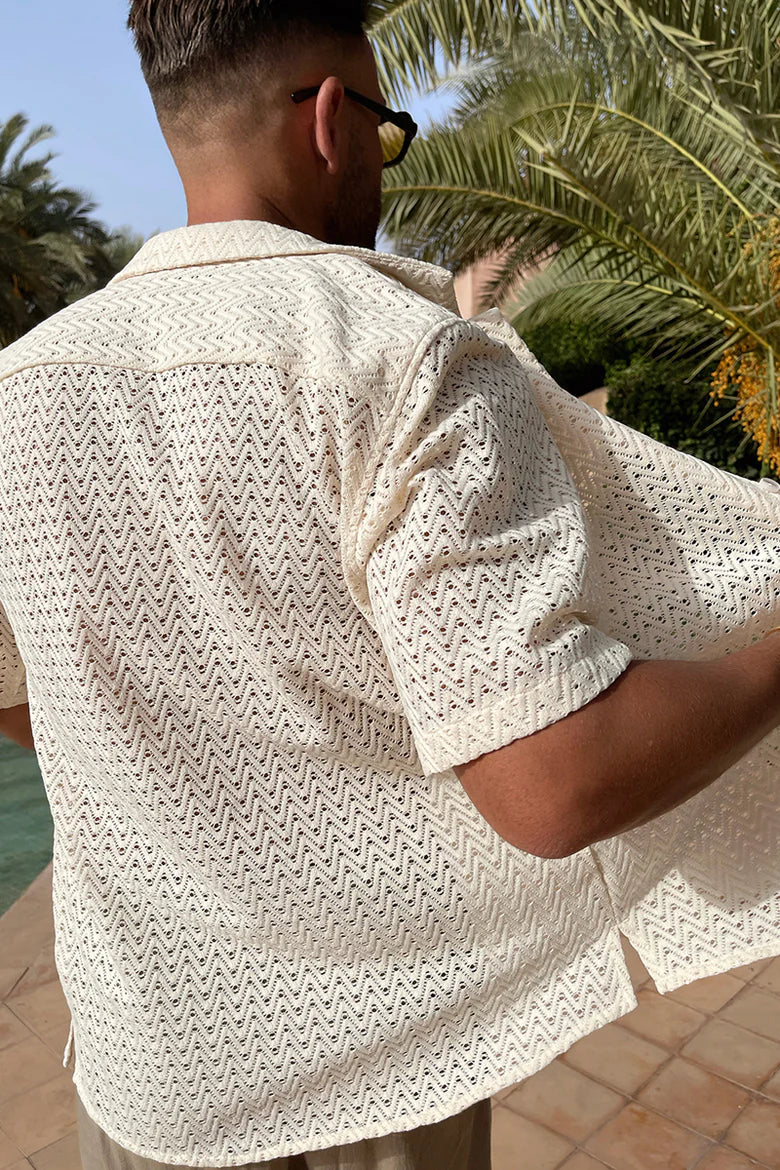 Sommerhemd – mit Knöpfen – leicht – kurzärmliges Hemd – Herrenhemden-Chaps Herrenmode