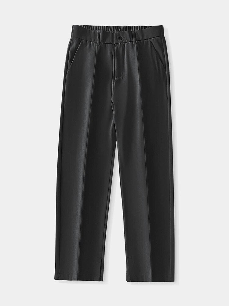 Sommerhose – Leichte Herrenhose mit elastischem Bund und geradem Bein-Chaps Herrenmode