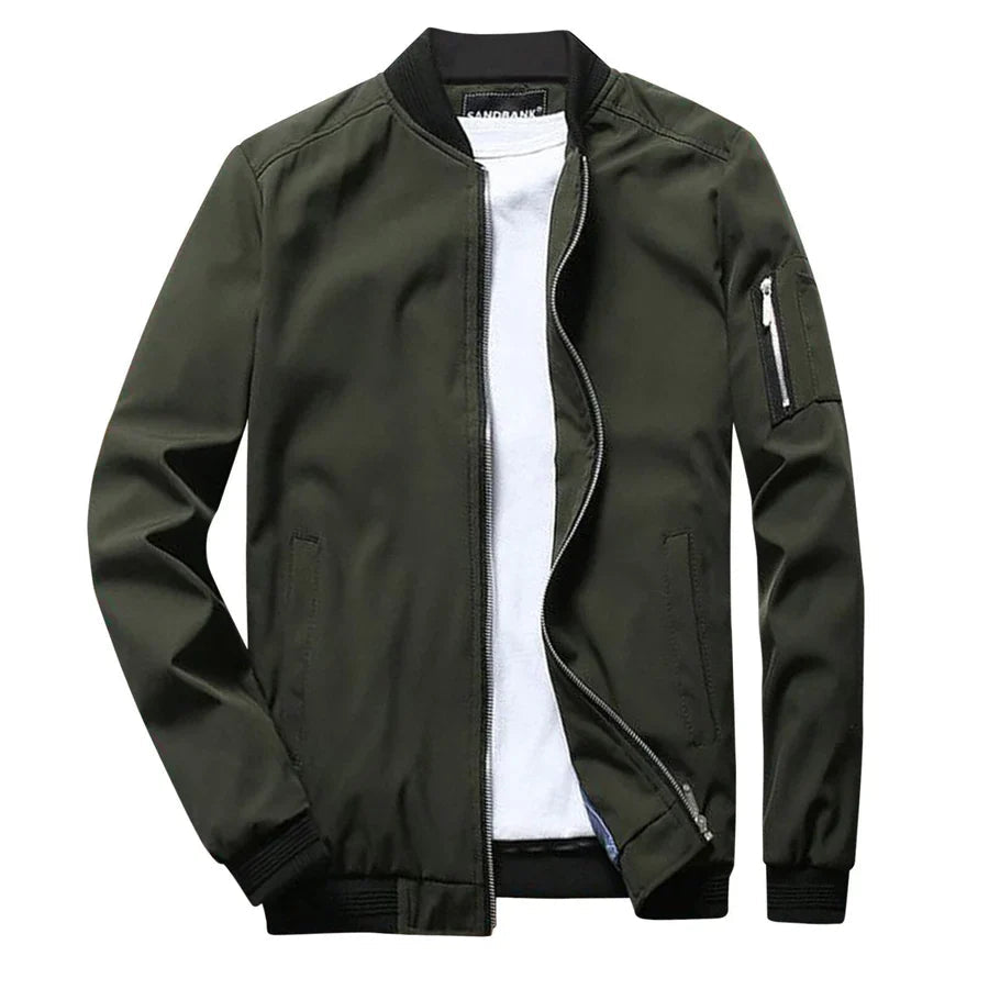 Sommerjacke | Reißverschluss | Dünn | Bomberjacke | Herrenjacke-Chaps Herrenmode