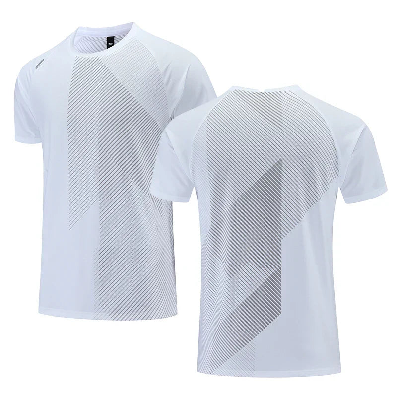 Sport-T-Shirt – atmungsaktives, schnell trocknendes Kurzarm-Fitness-T-Shirt für Herren-Chaps Herrenmode