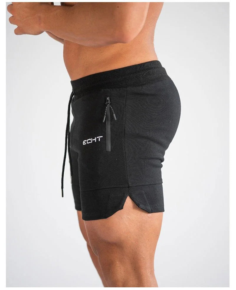 Sportshorts – Aktive Shorts für Männer mit Kordelzug und Taschen-Chaps Herrenmode