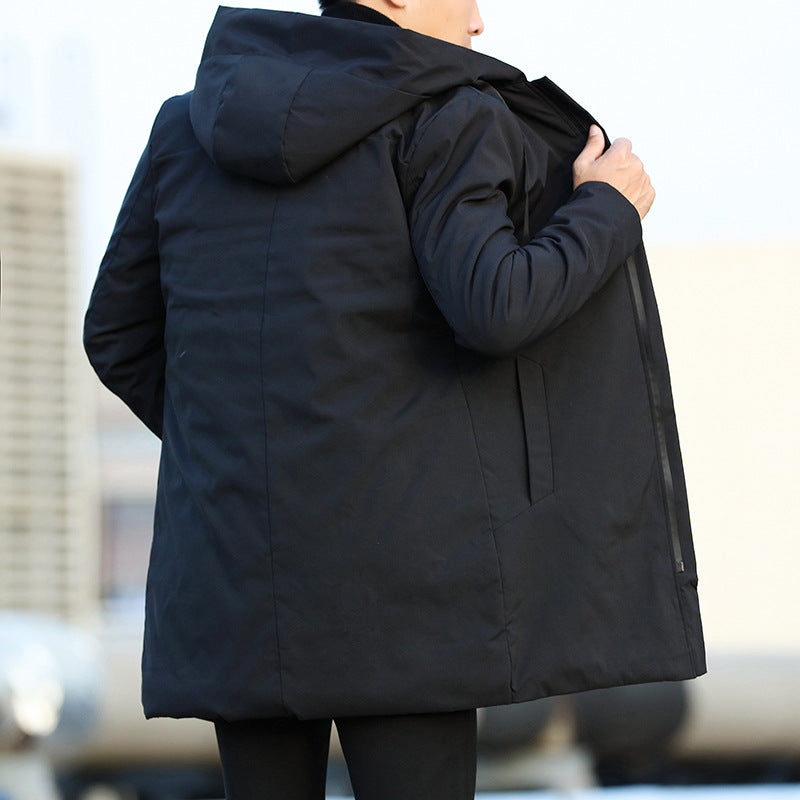 Steppfutterjacke | Wasserdicht | Mittellang | Winterparka | Wintermäntel und -jacken für Herren-Chaps Herrenmode