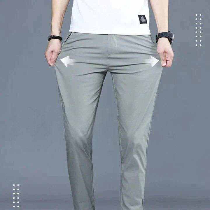 Stretch-Hose – schmale Passform, gerade geschnittene Chino-Hose für Herren-Chaps Herrenmode