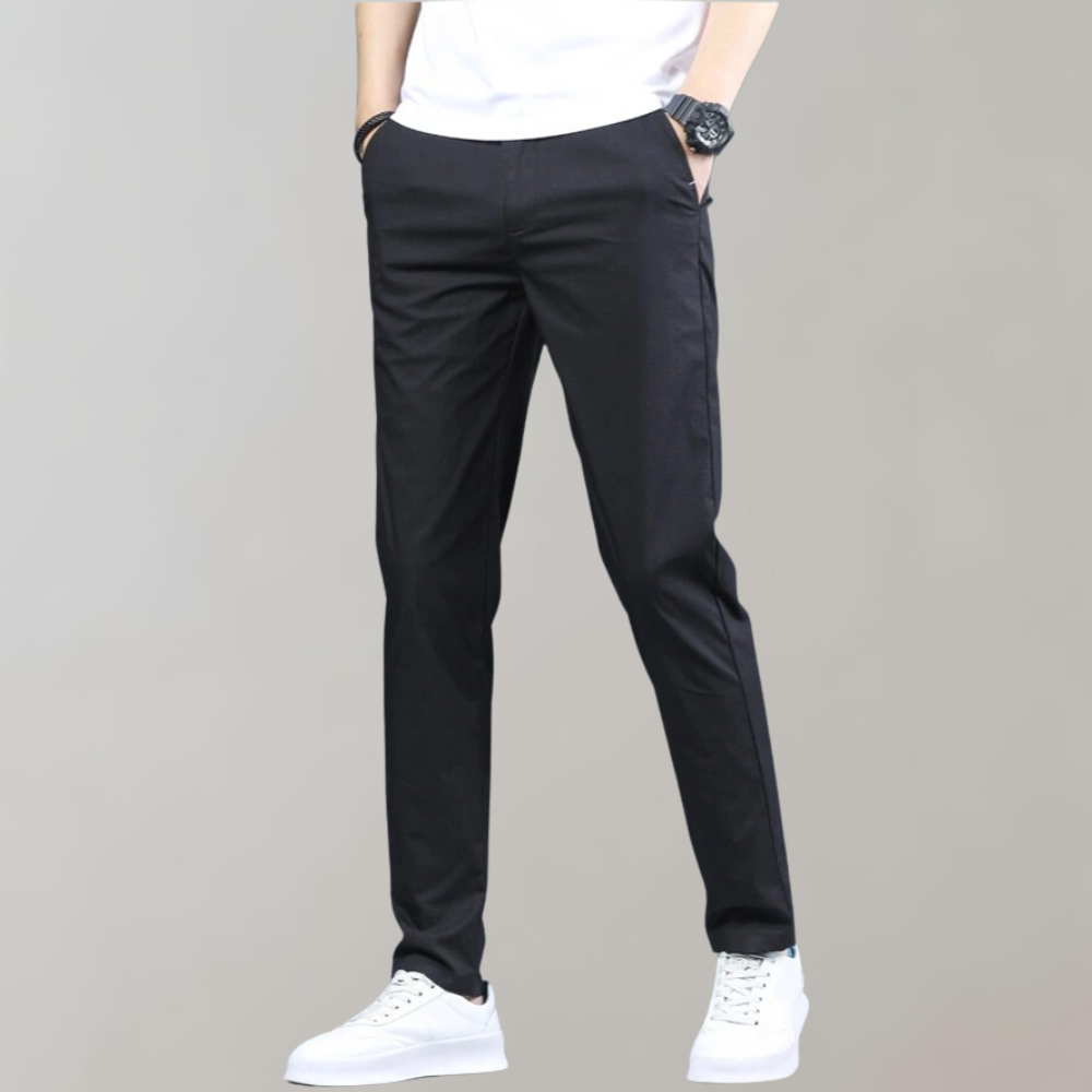 Stretch-Hosen | Skinny | Elastische Taille | Chino-Hosen | Herrenhosen-Chaps Herrenmode