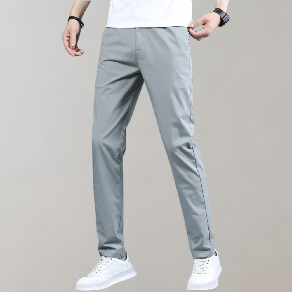 Stretch-Hosen | Skinny | Elastische Taille | Chino-Hosen | Herrenhosen-Chaps Herrenmode