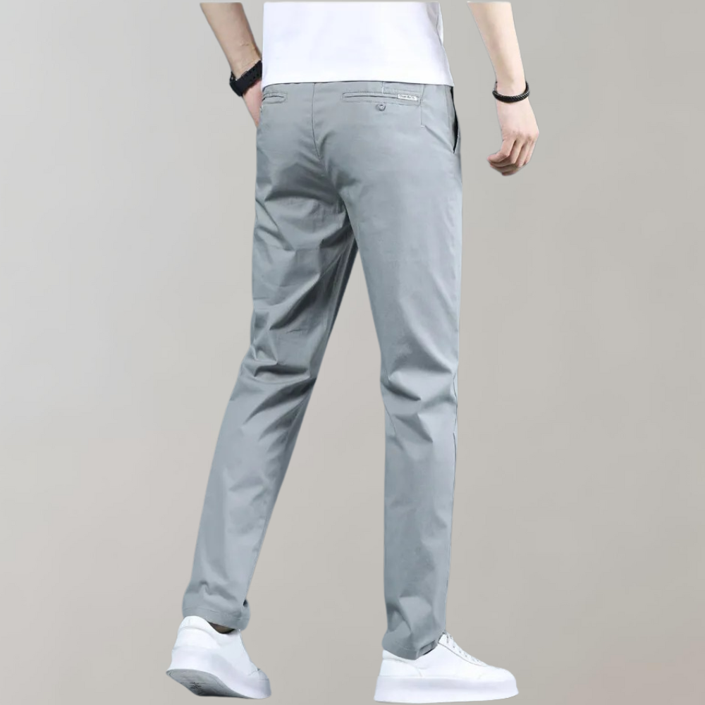 Stretch-Hosen | Skinny | Elastische Taille | Chino-Hosen | Herrenhosen-Chaps Herrenmode