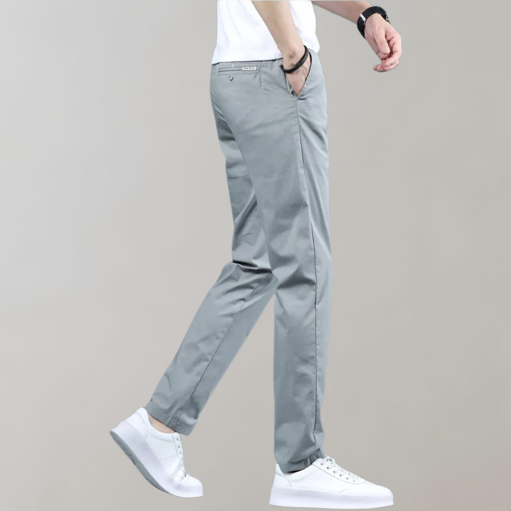 Stretch-Hosen | Skinny | Elastische Taille | Chino-Hosen | Herrenhosen-Chaps Herrenmode