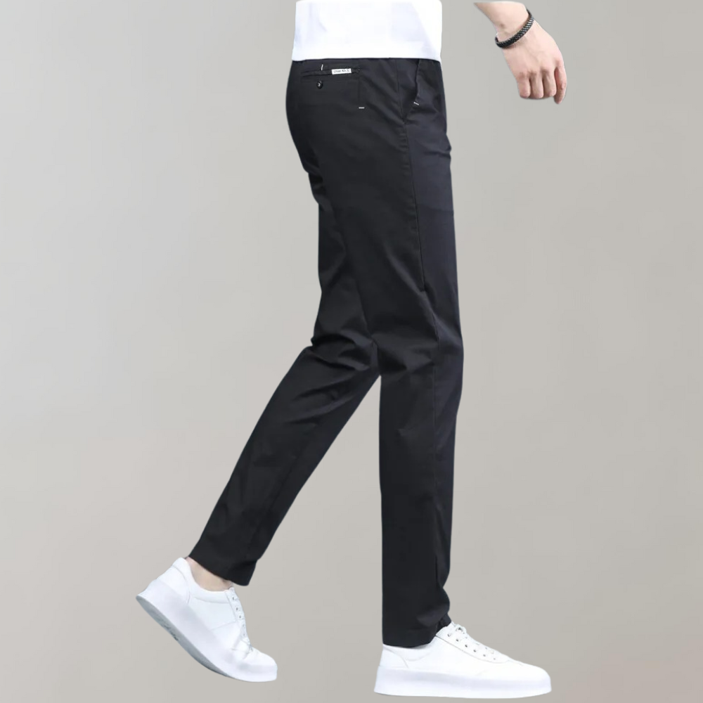 Stretch-Hosen | Skinny | Elastische Taille | Chino-Hosen | Herrenhosen-Chaps Herrenmode