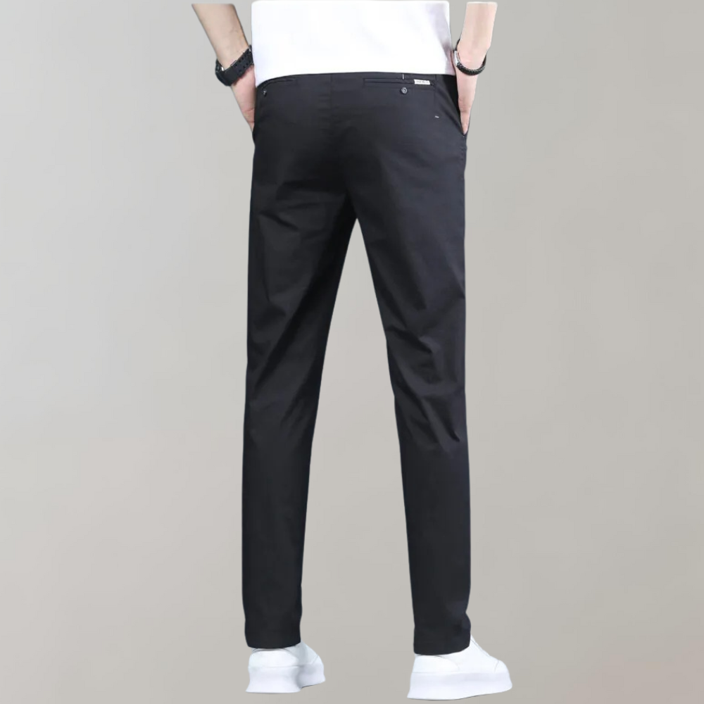 Stretch-Hosen | Skinny | Elastische Taille | Chino-Hosen | Herrenhosen-Chaps Herrenmode