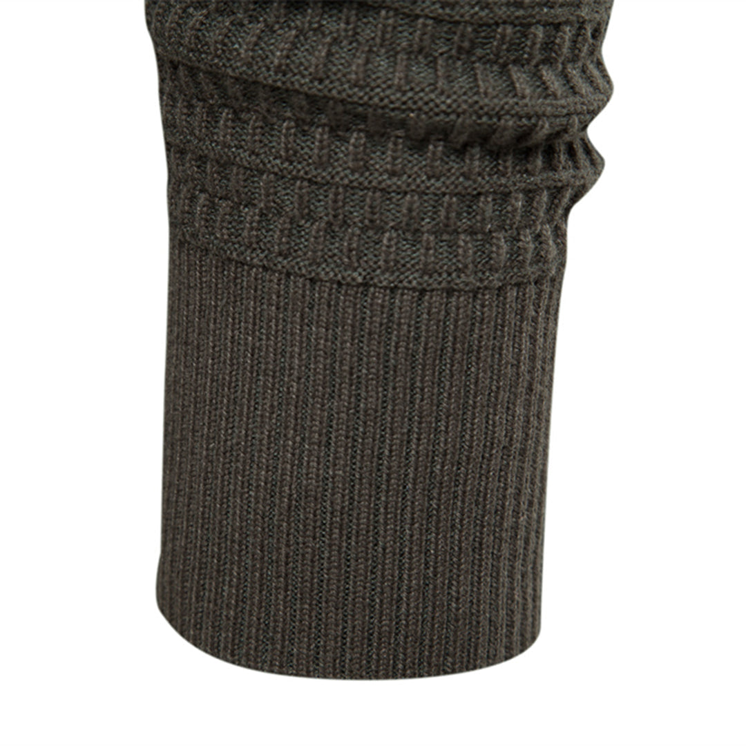 Strickjacke - Hoher Ausschnitt - Normale Passform - Strickjacke mit Knöpfen - Herren Strickjacke-Chaps Herrenmode