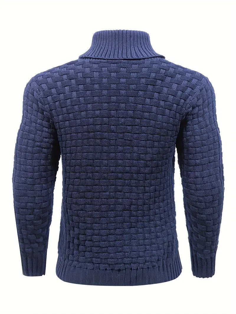 Strickpullover | Rollkragenpullover | Grobstrick | Strickpullover | Herrenbekleidung-Chaps Herrenmode