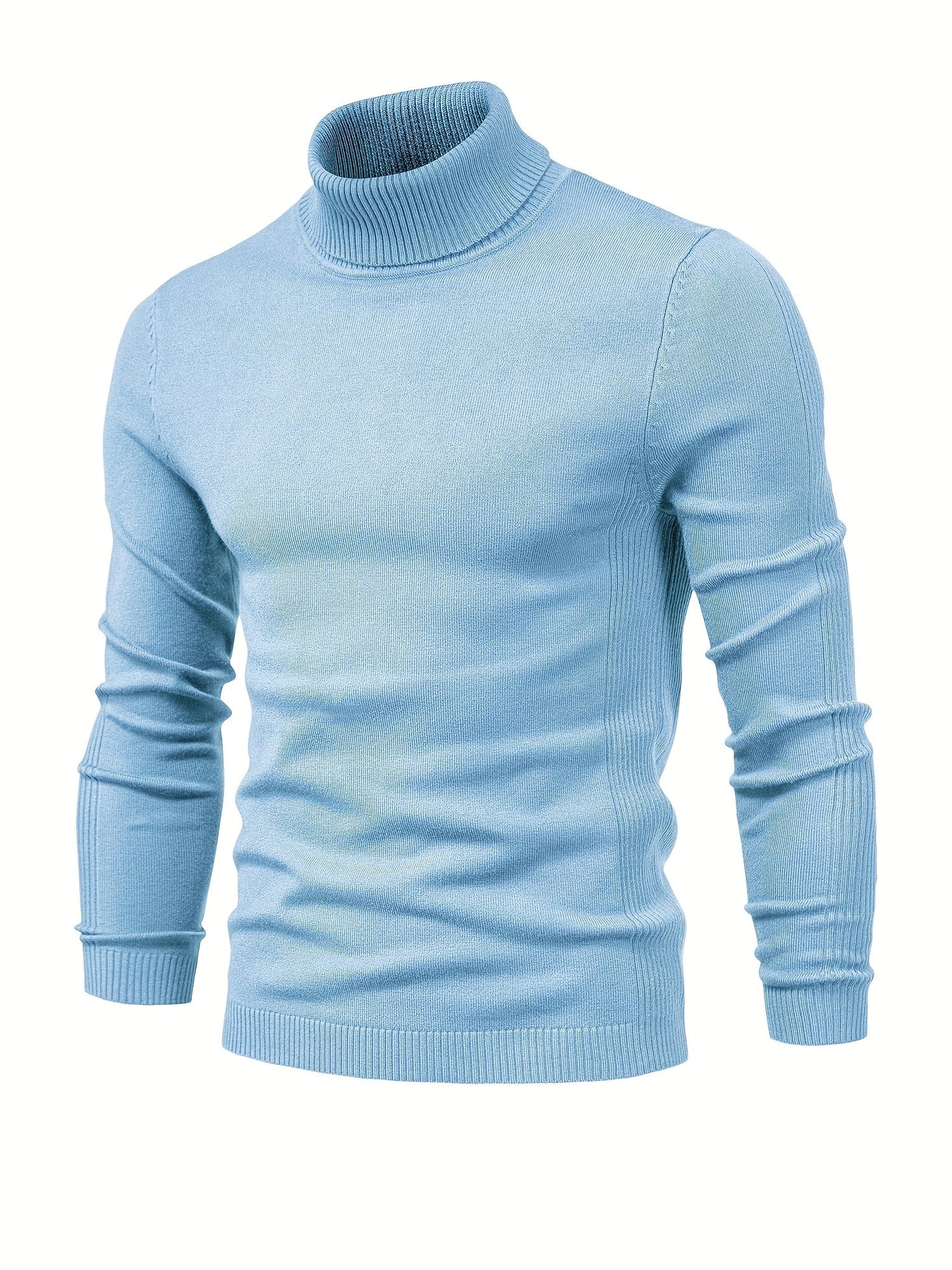 Strickpullover | Schmale Passform | Langärmlig | Rollkragen | Herrenbekleidung-Chaps Herrenmode