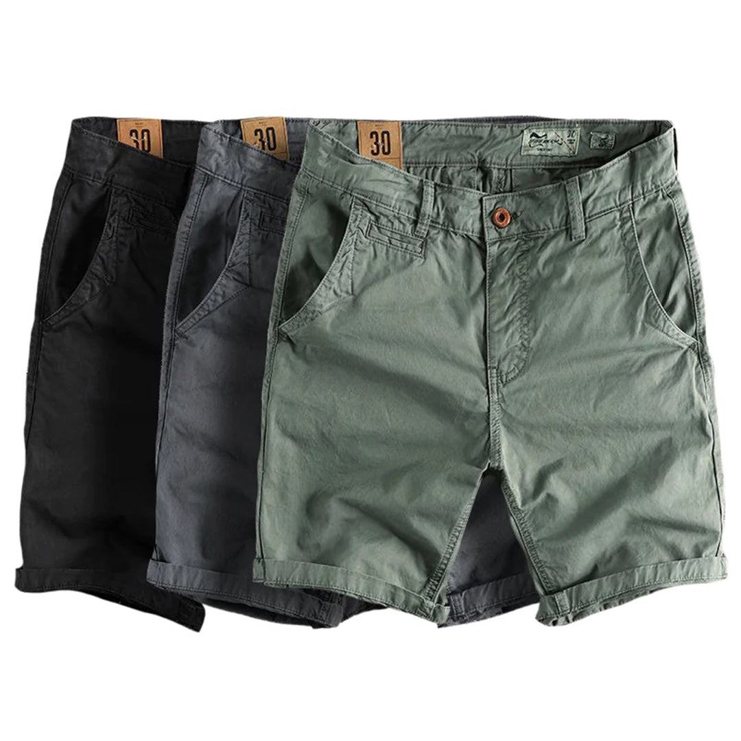 Summer Shorts - Men's Comfortable Stretch Denim Shorts-Chaps Herrenmode